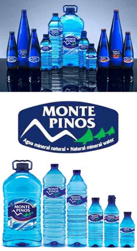 agua mineral natural del manantial Monte Pinos